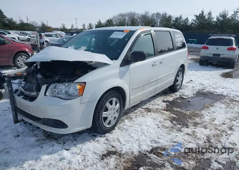 2016 Dodge Grand Caravan Se из США, поврежденный, VIN 2C4RDGBG2GR358084
